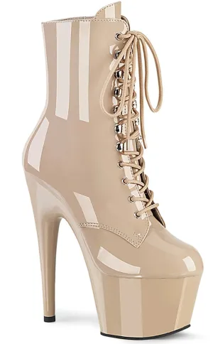 ADORE-1020 Patent Nude Ankle Boots