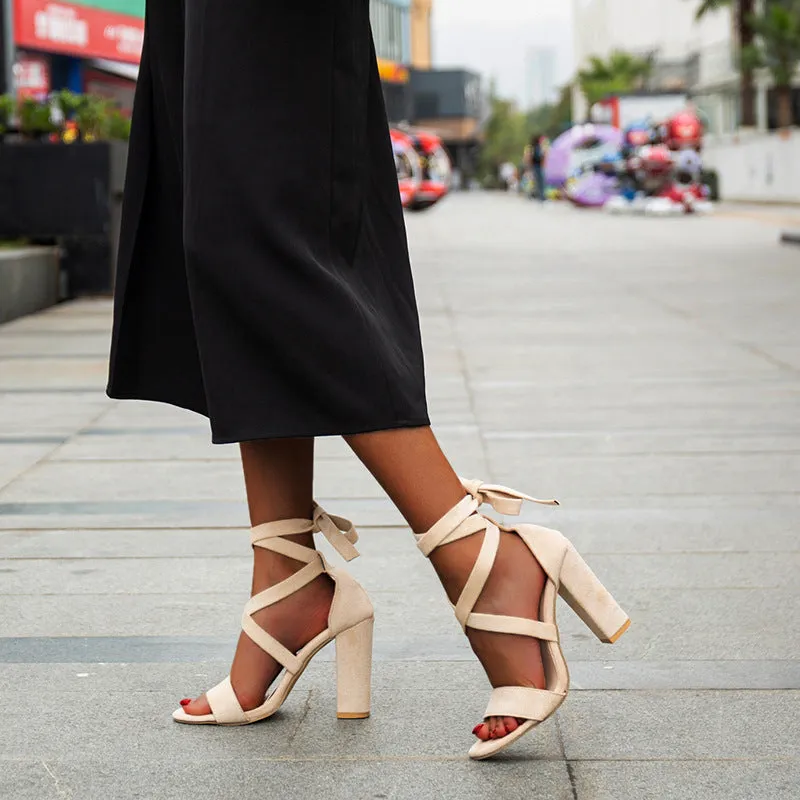 Amozae-Step Out In Style Block Heels