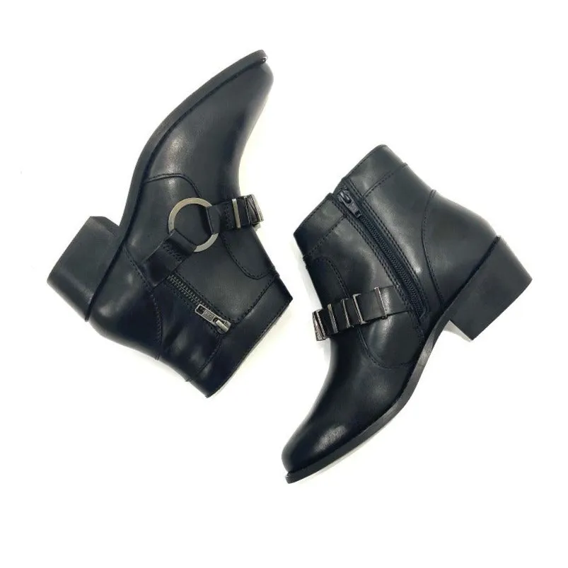 Amy Black Western Bootie