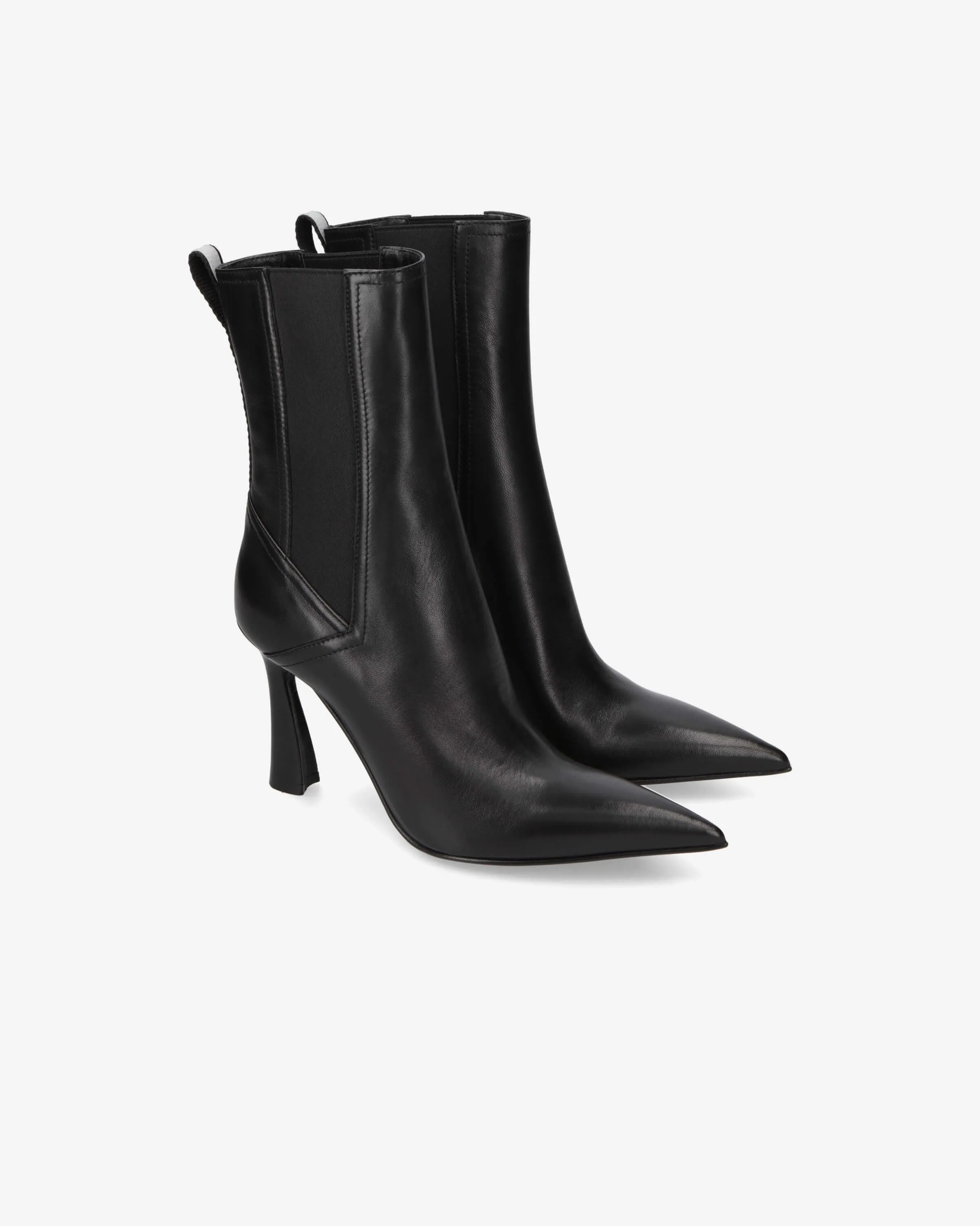 Ankle Boot M6589B Nappa Nero Lambskin Booties