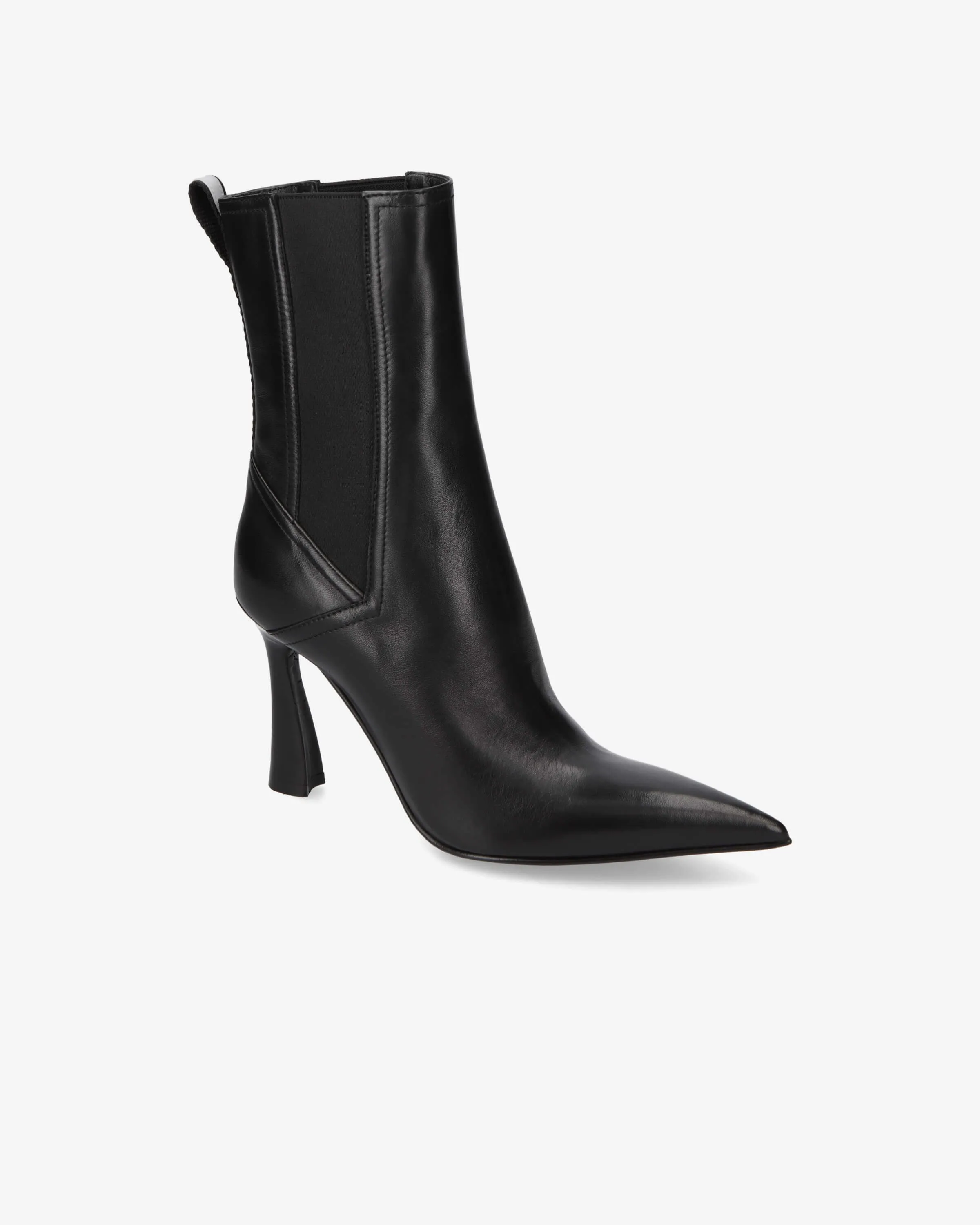 Ankle Boot M6589B Nappa Nero Lambskin Booties