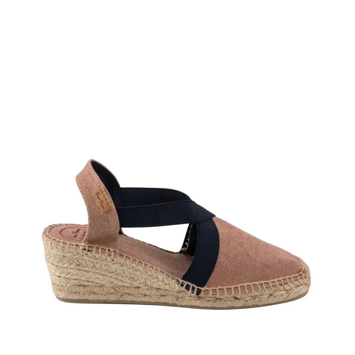 Basic Cotton Blend Wedge Espadrille for Women - Terra-BC