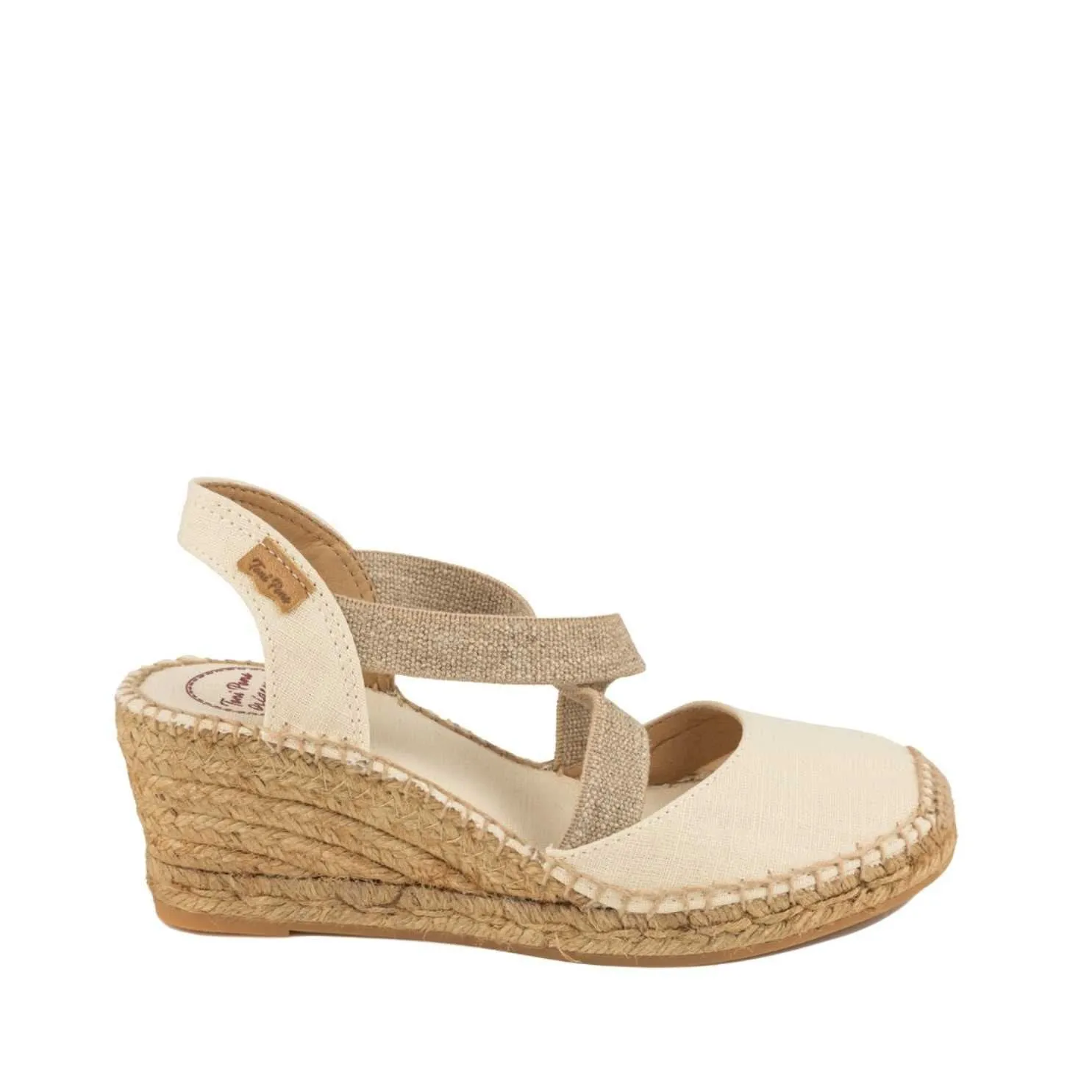 Basic Linen Wedge Espadrille for Women - Saba-L