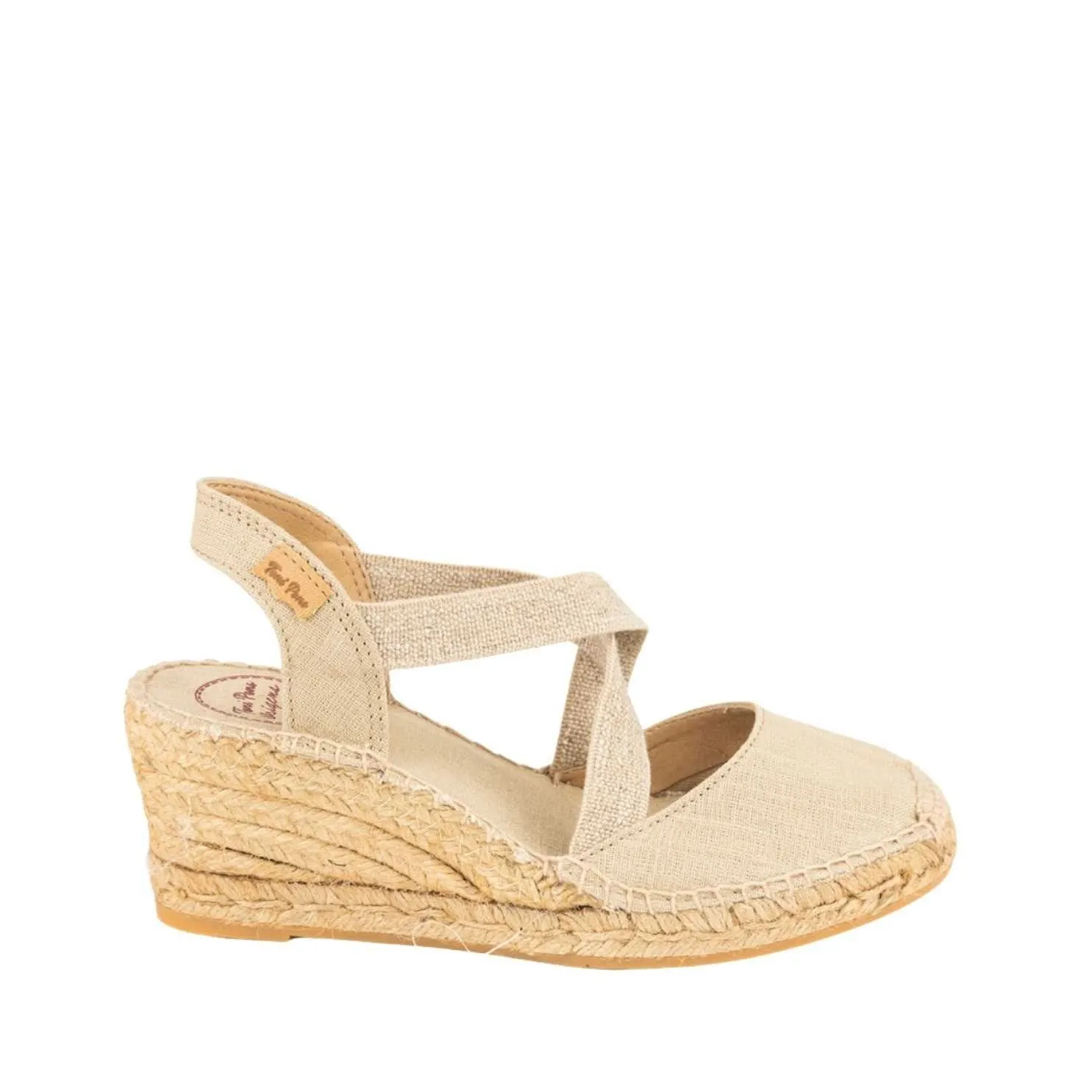 Basic Linen Wedge Espadrille for Women - Saba-L