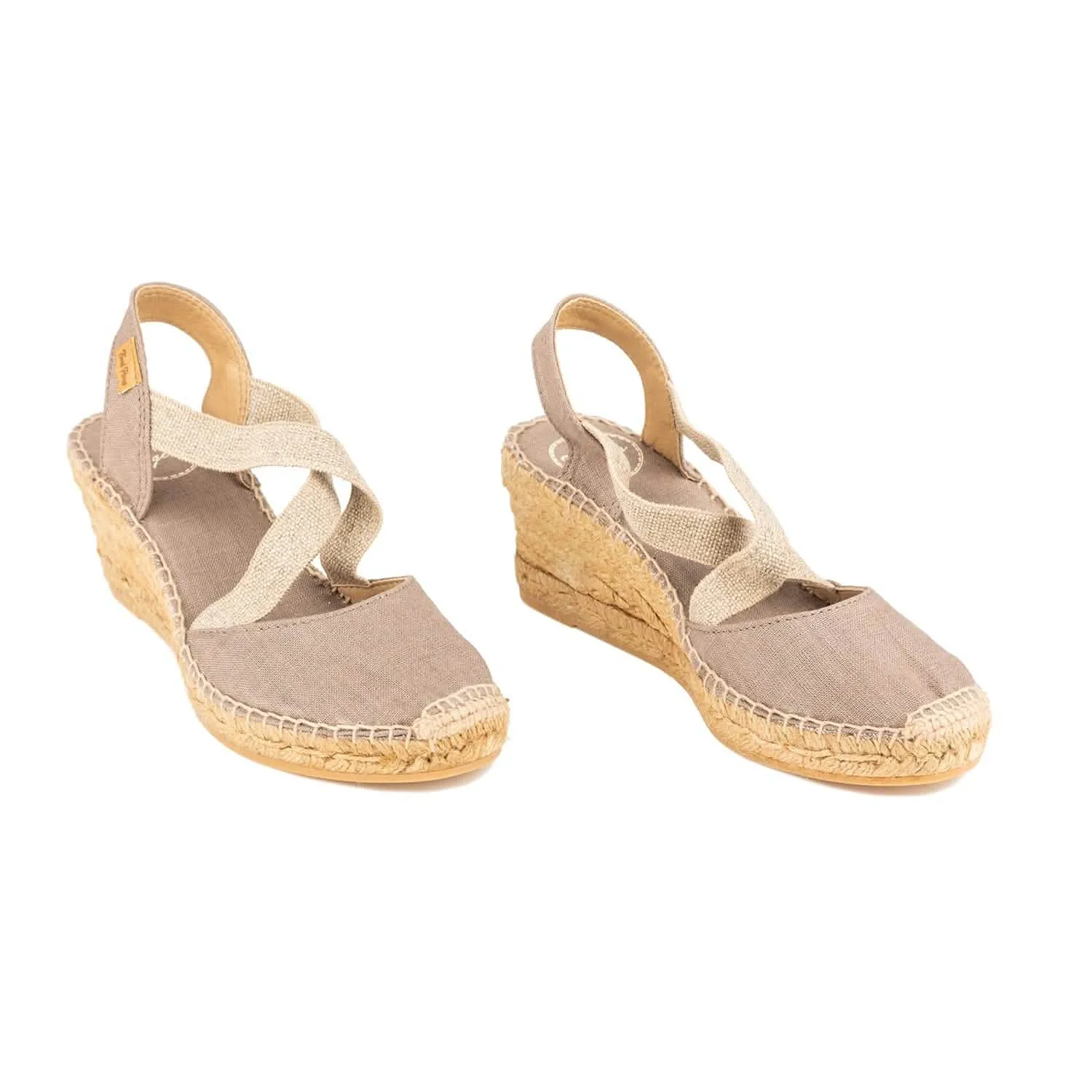 Basic Linen Wedge Espadrille for Women - Saba-L