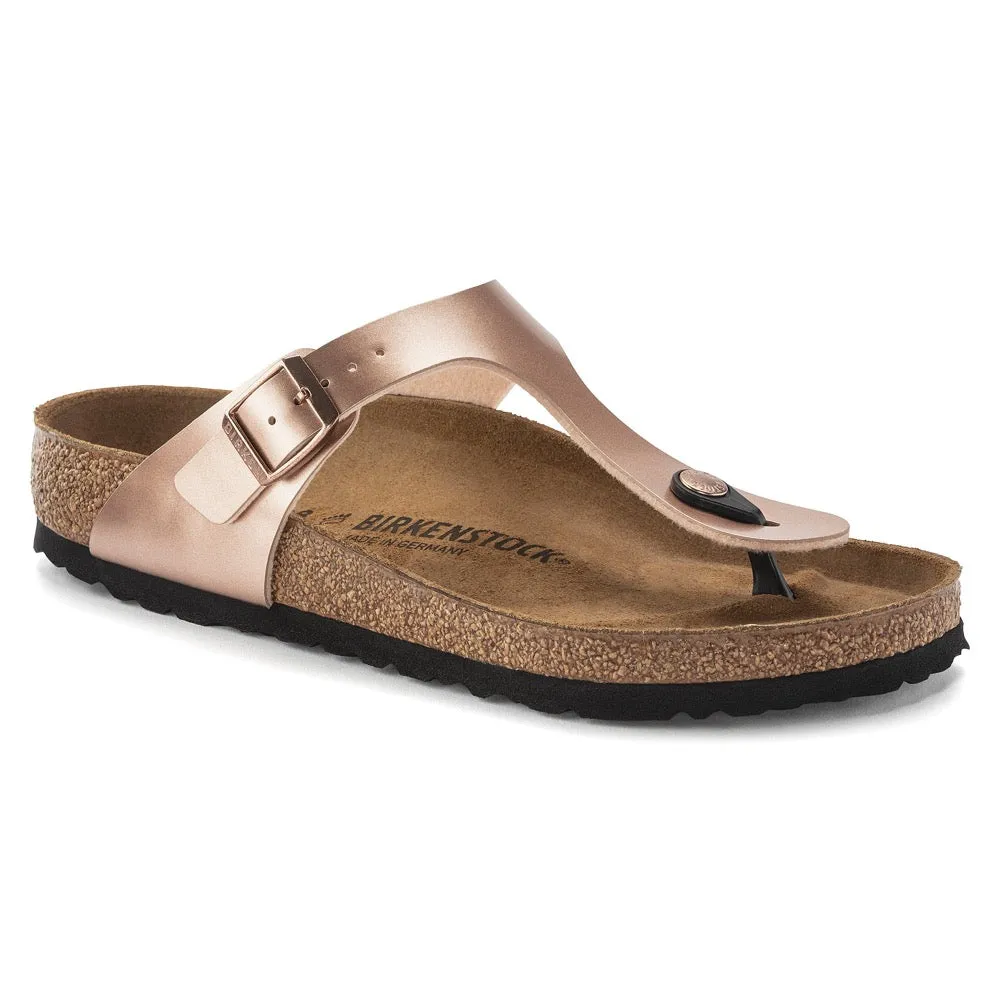 Birkenstock Gizeh Sandal - Metallic Copper Birko-Flor