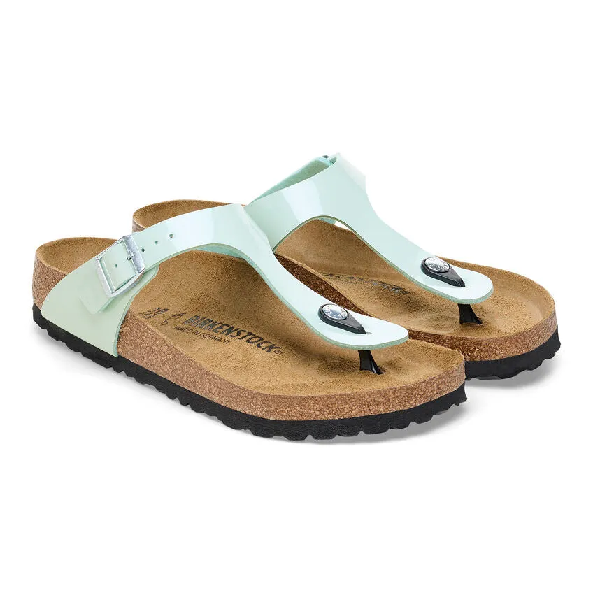 Birkenstock Gizeh Sandal - Surf Green Patent