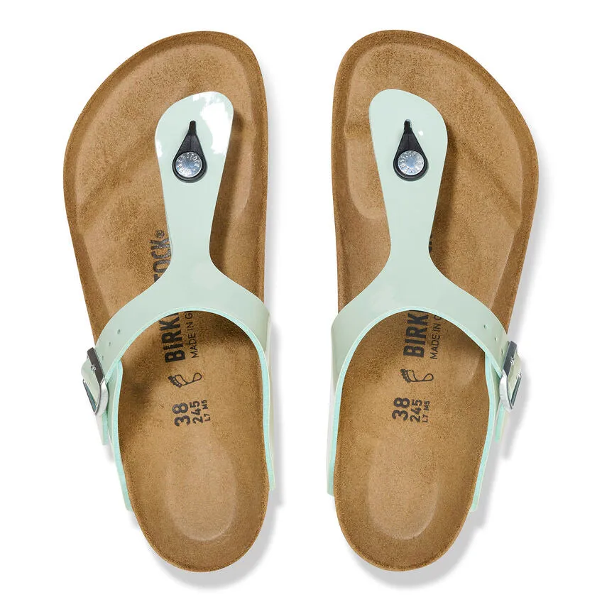 Birkenstock Gizeh Sandal - Surf Green Patent