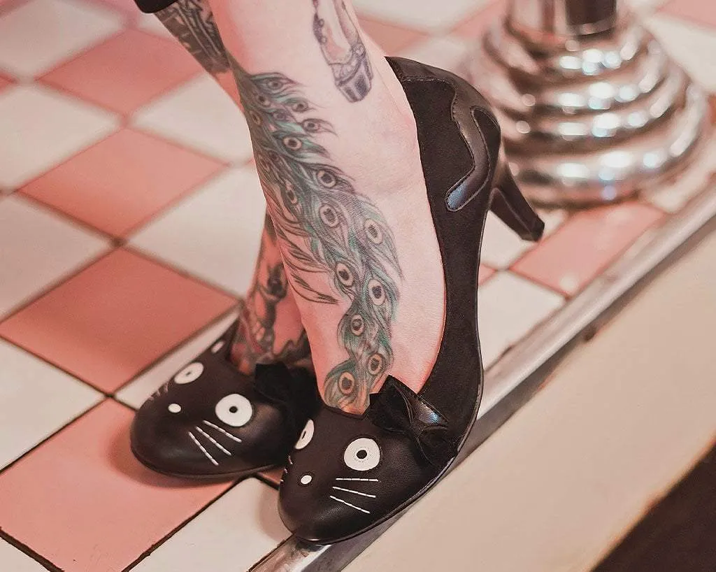 Black Kitty Anti-Pop Heel