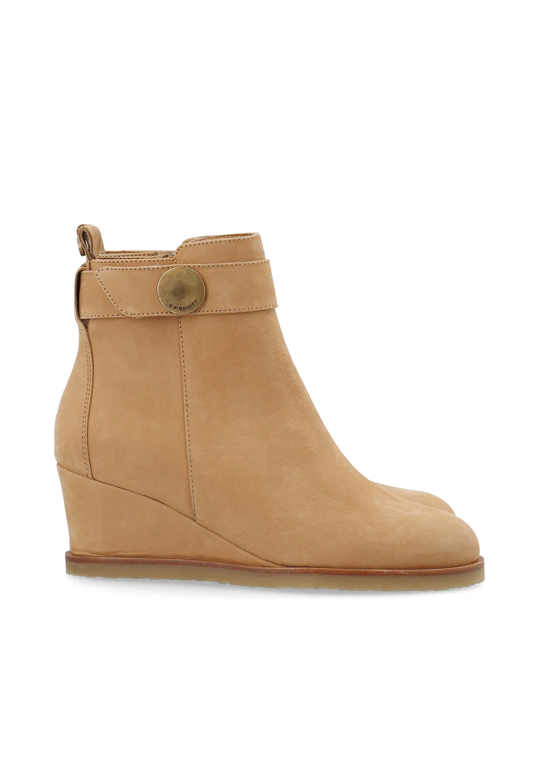 CASDONNA Zip Boot Nubuck