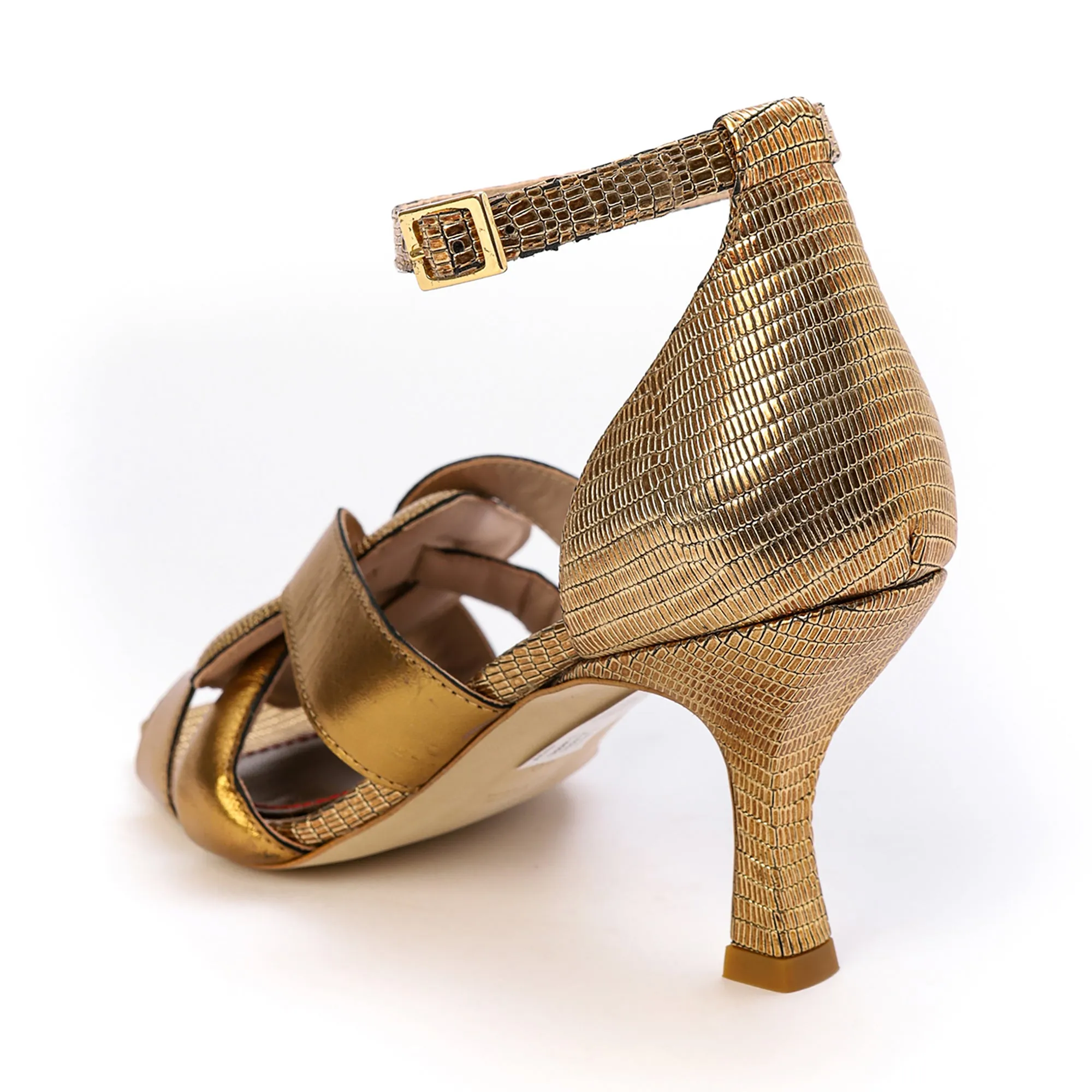 CLAIRE high heel sandal - bronzite