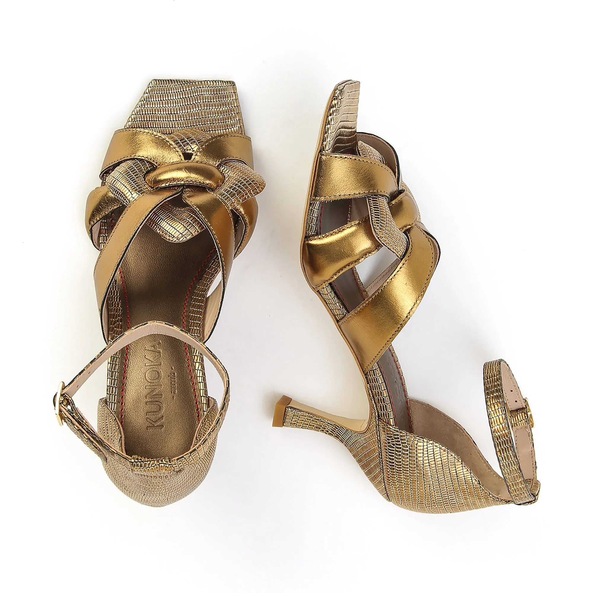 CLAIRE high heel sandal - bronzite