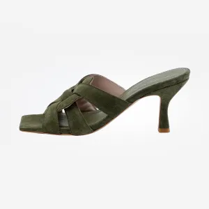 CYNTHIA high heel sandal - nubuckkhaki