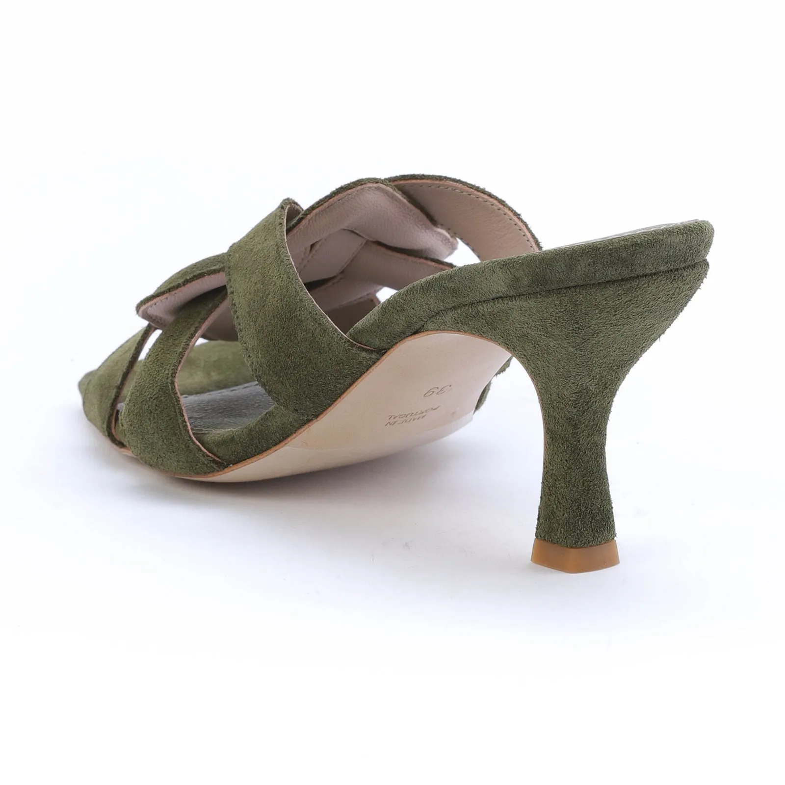 CYNTHIA high heel sandal - nubuckkhaki