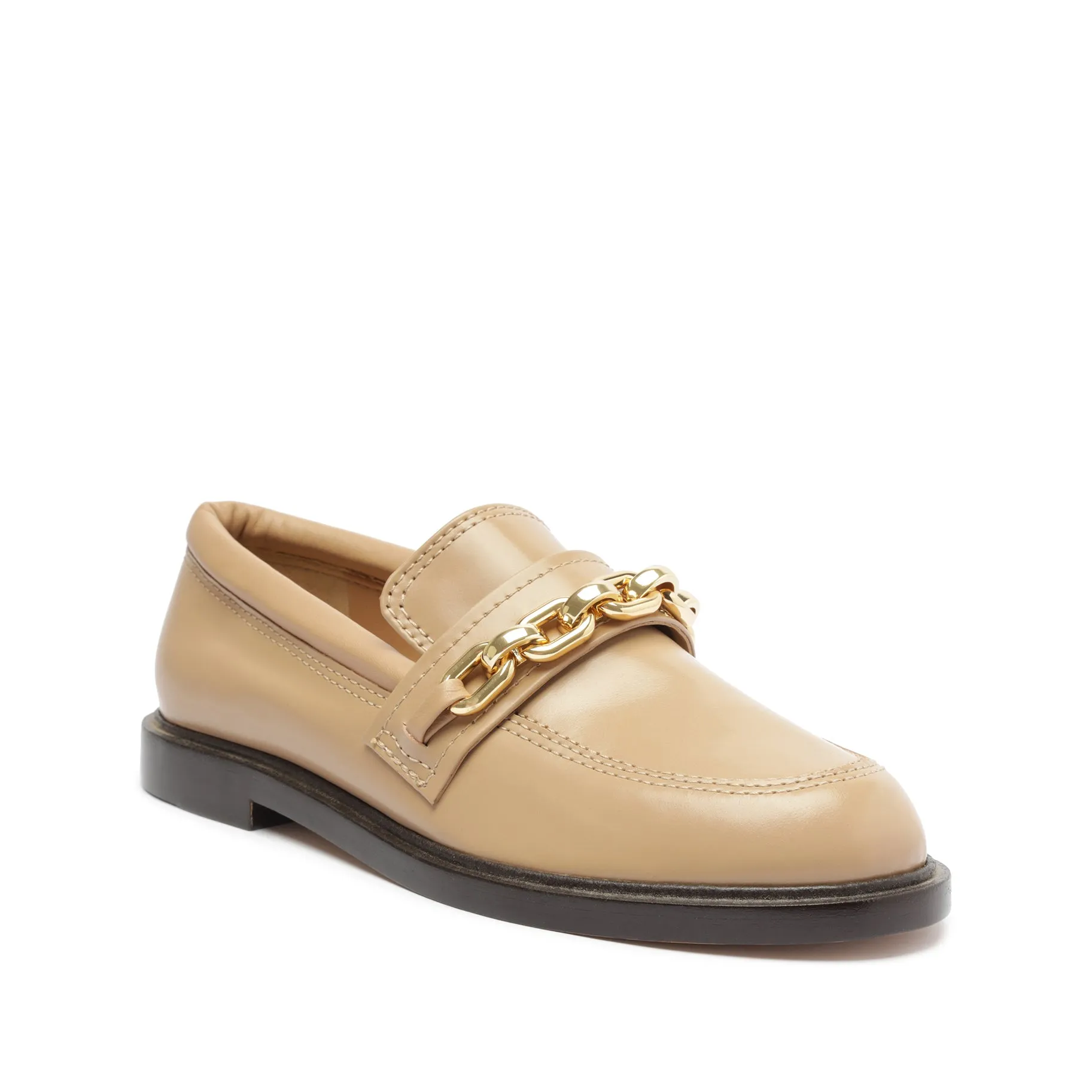 Dannie Leather Flat