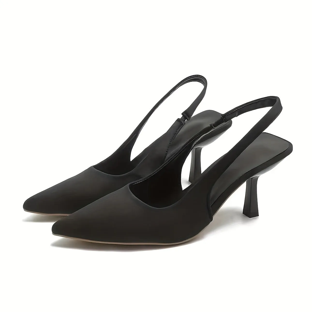 Elegant Versatility: Chic Lightweight Women's Stiletto with Pointed Toe - Perfect All-Season Solid Color Shoes