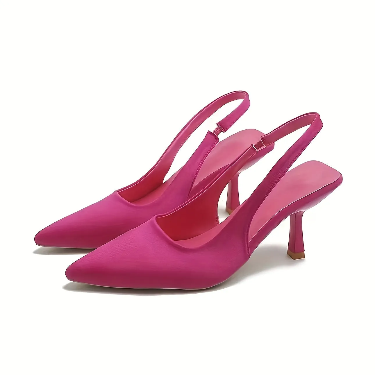 Elegant Versatility: Chic Lightweight Women's Stiletto with Pointed Toe - Perfect All-Season Solid Color Shoes