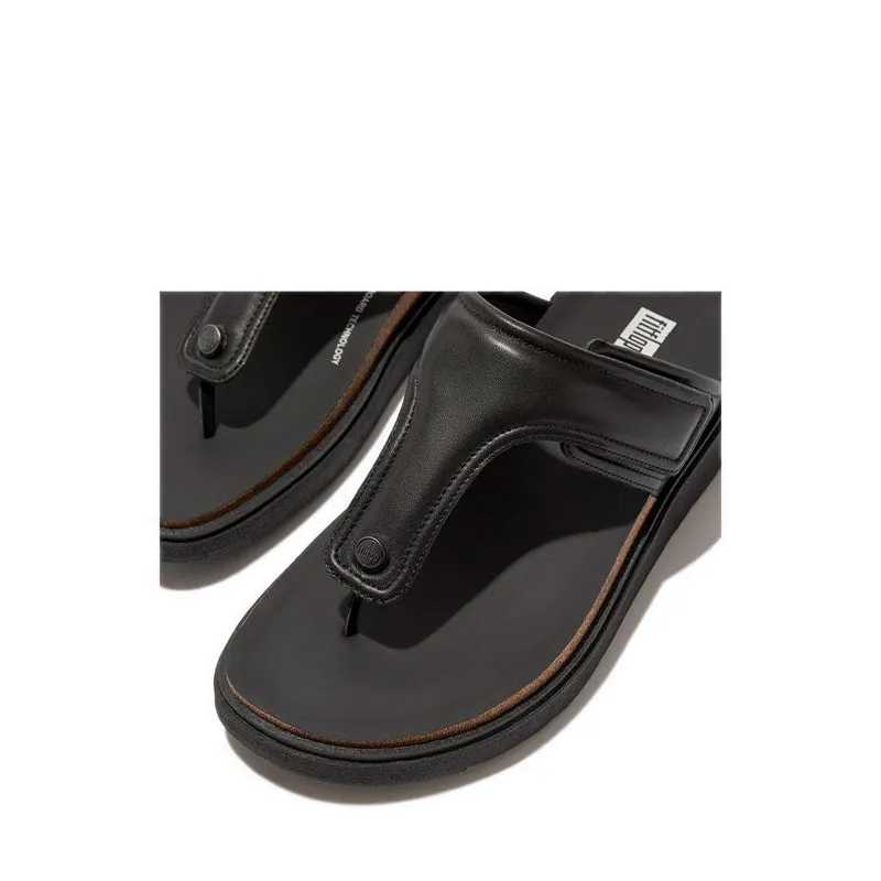 Gen-Ff Adj. Padded-Leather Toe-Post Sandals