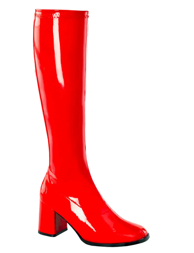 GOGO 300 BOOTS - RED STRETCH ✰ PRE ORDER ✰