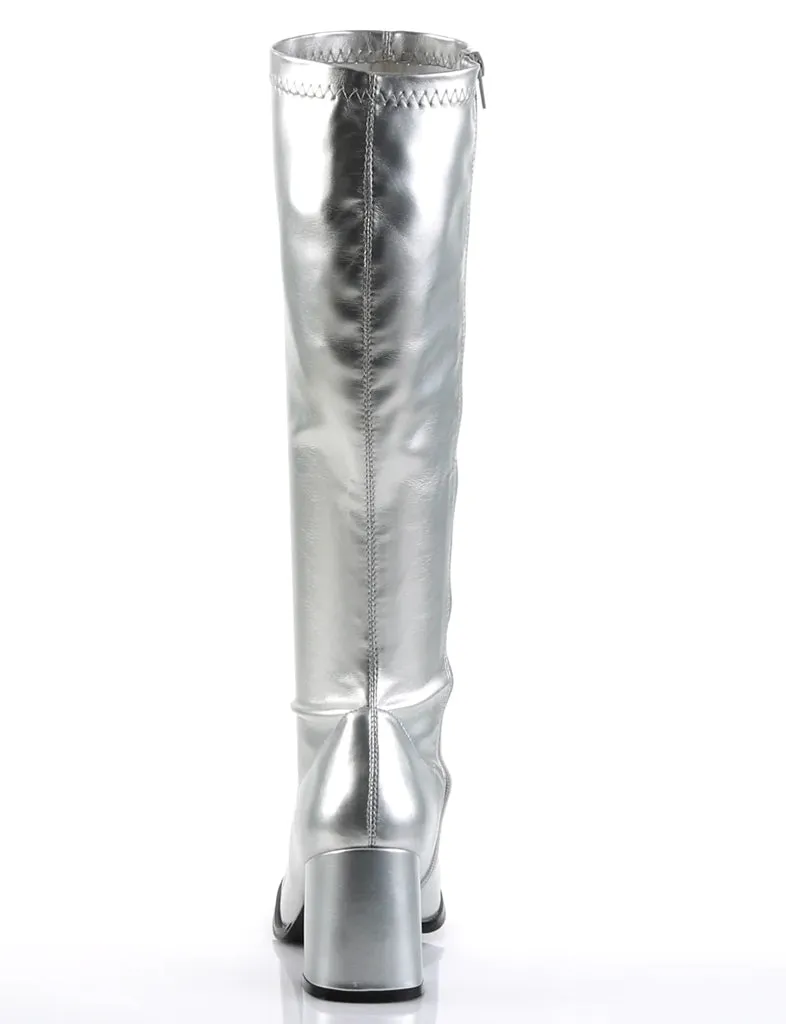 GOGO 300 BOOTS - SILVER STRETCH ✰ PRE ORDER ✰