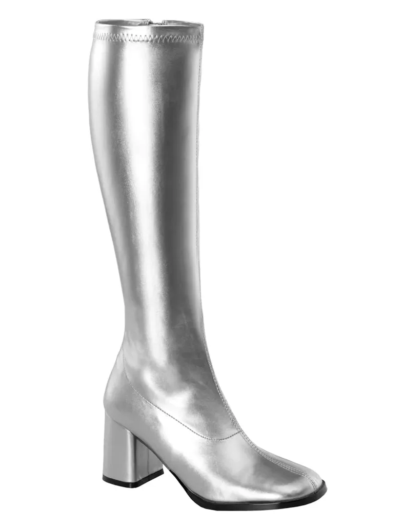 GOGO 300 BOOTS - SILVER STRETCH ✰ PRE ORDER ✰