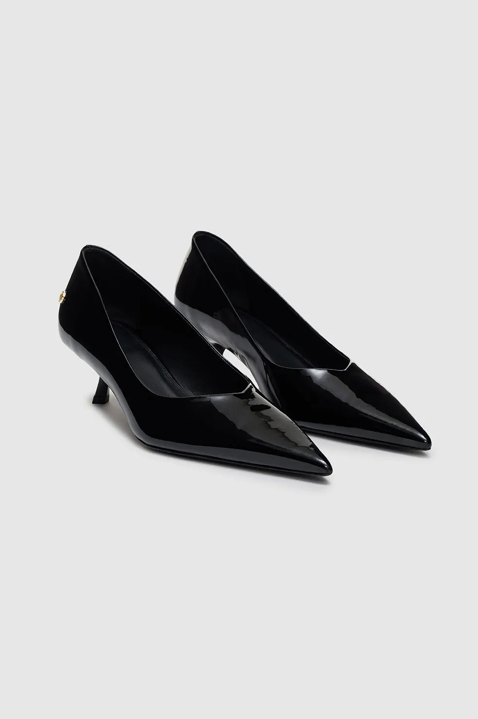 Hilda Pumps - Black Patent