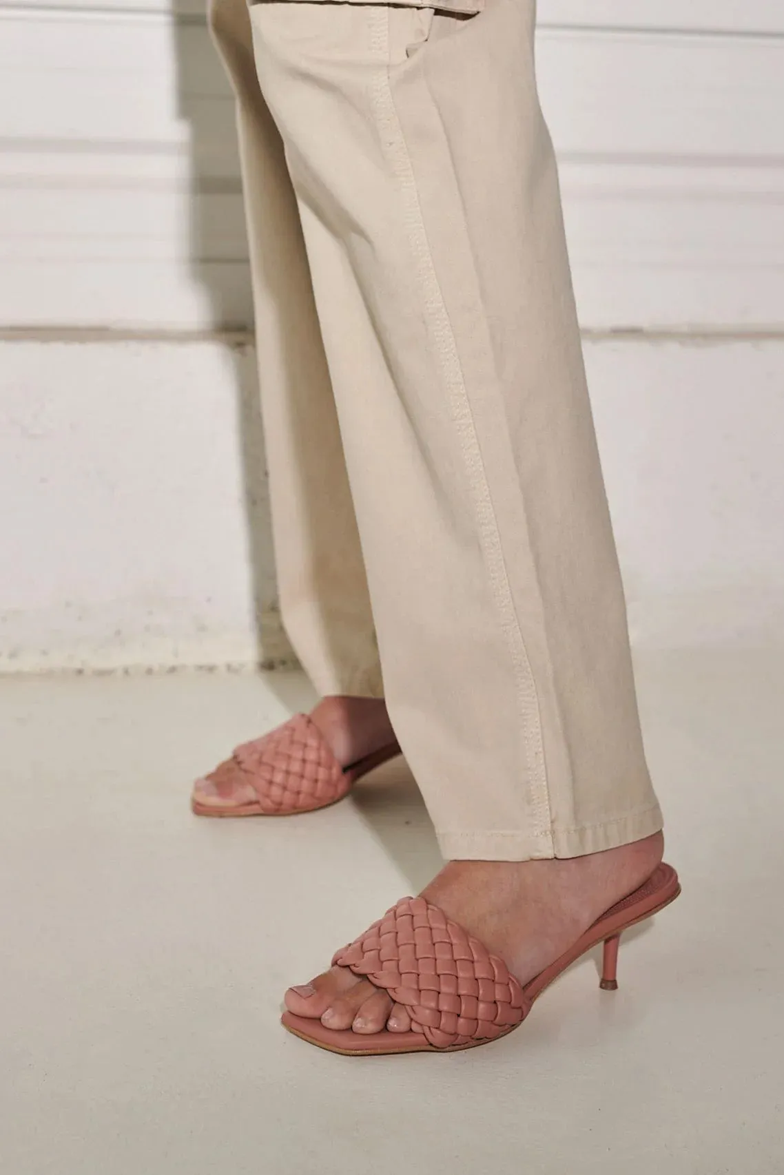 Ilaria Kitten Heel | Terracotta