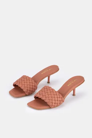 Ilaria Kitten Heel | Terracotta