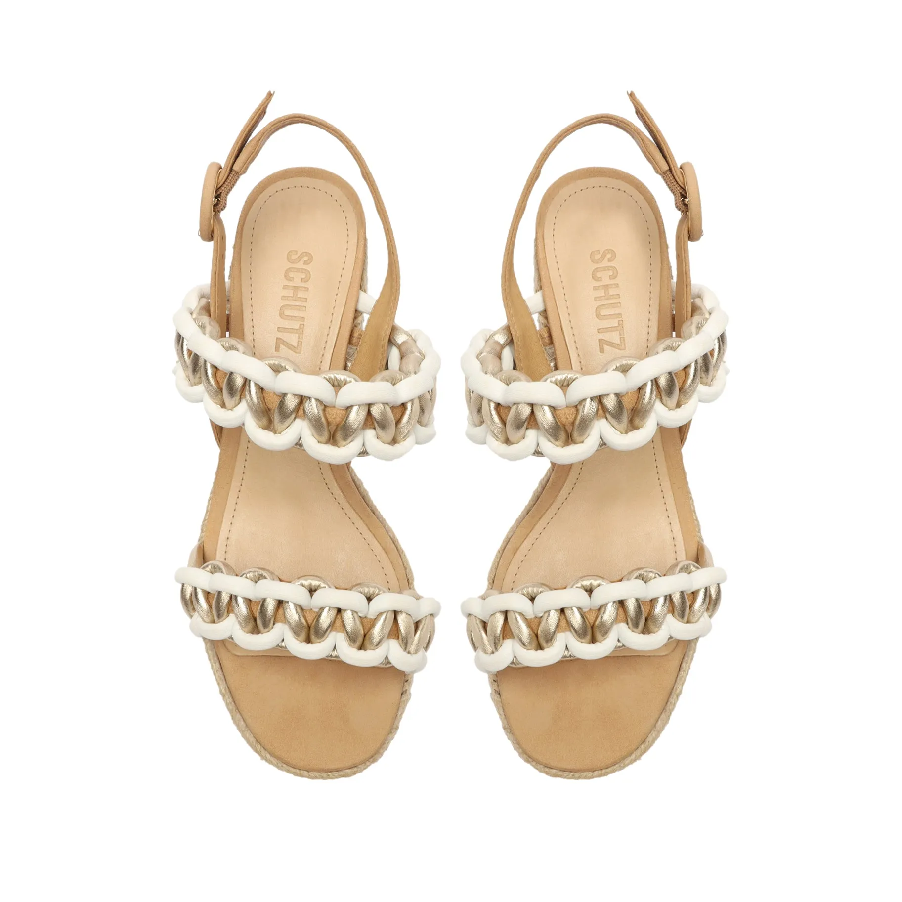 Juliet Plataform Suede & Leather Sandal