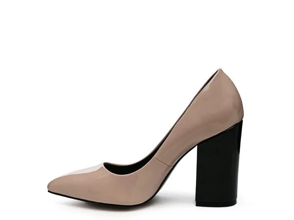 Kamira Black Heel Pumps