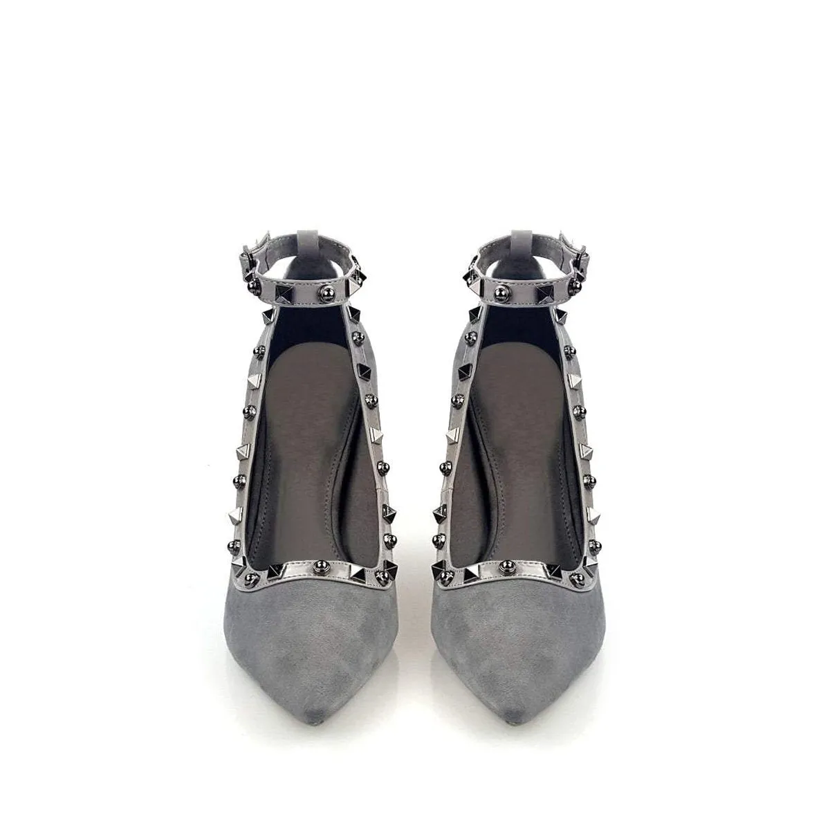 Katrin Court Shoe With Stud Trim