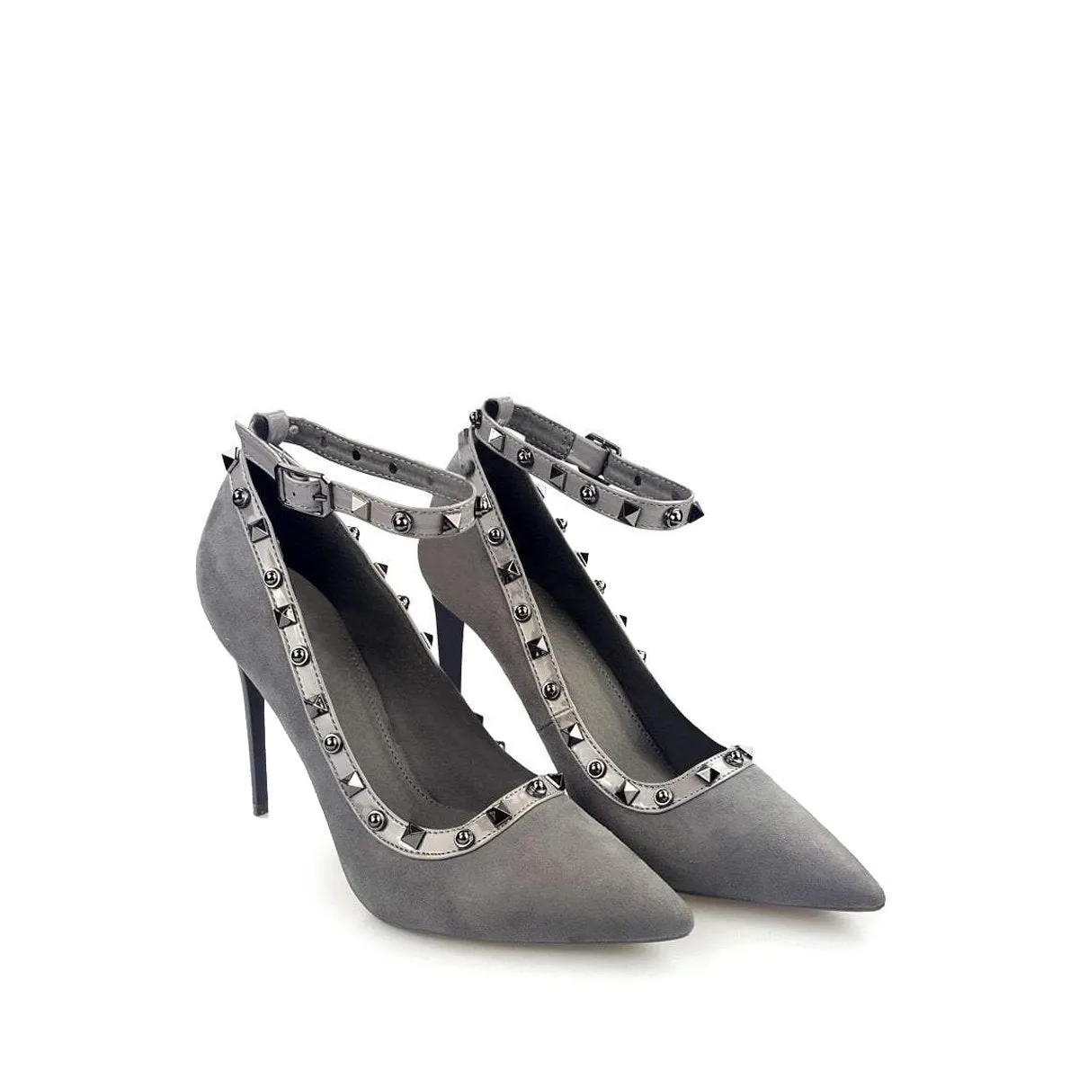 Katrin Court Shoe With Stud Trim