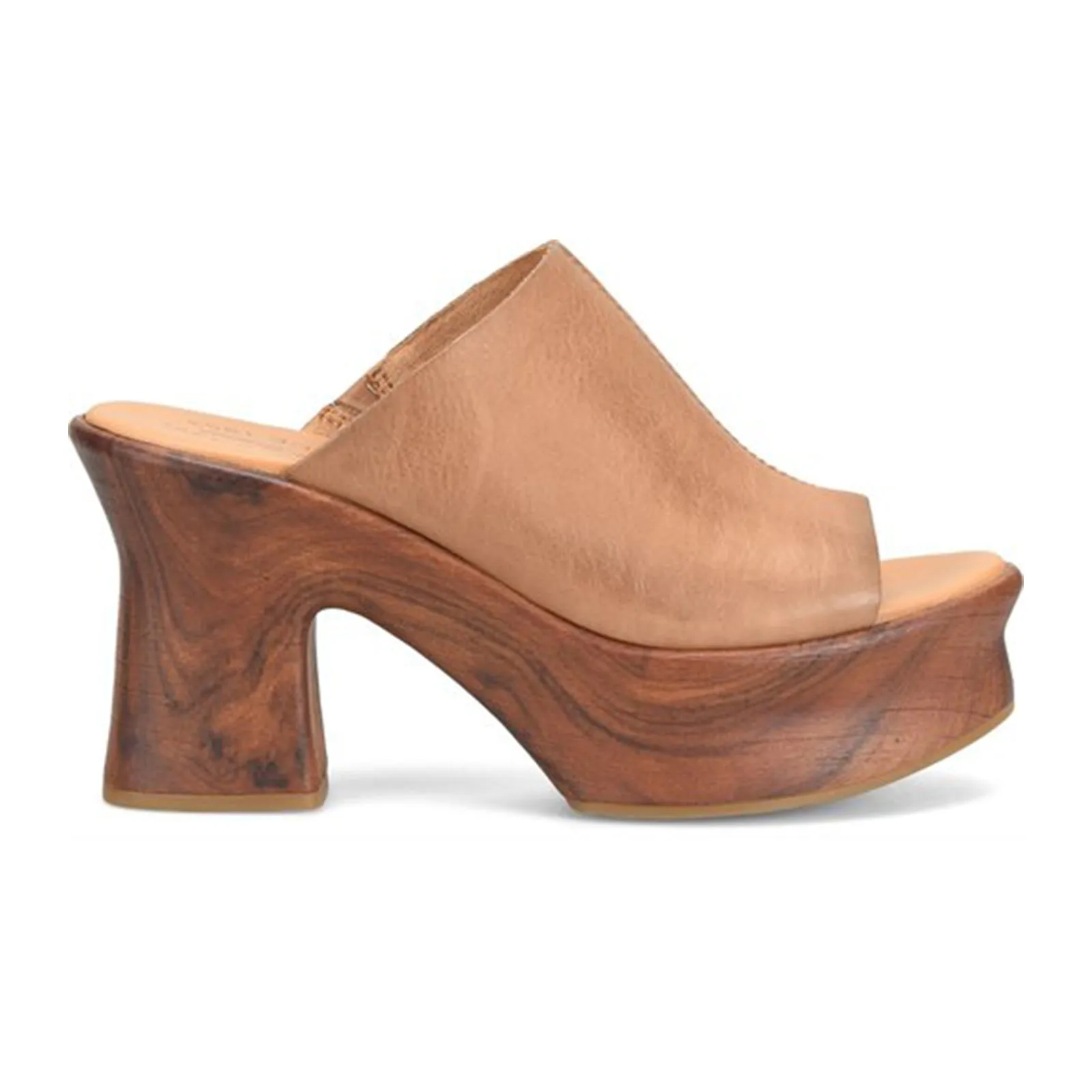 Kork-Ease Cassia Heeled Slide Sandal (Women) - Brown