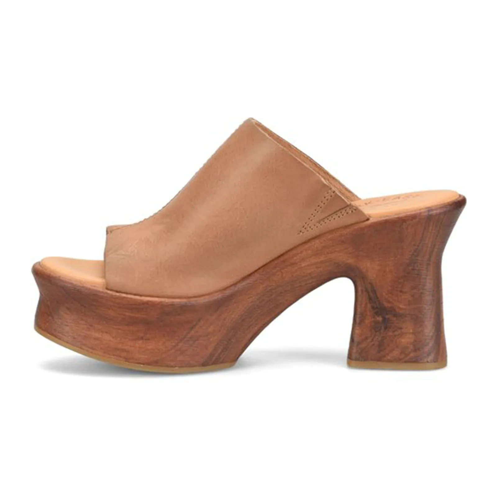 Kork-Ease Cassia Heeled Slide Sandal (Women) - Brown