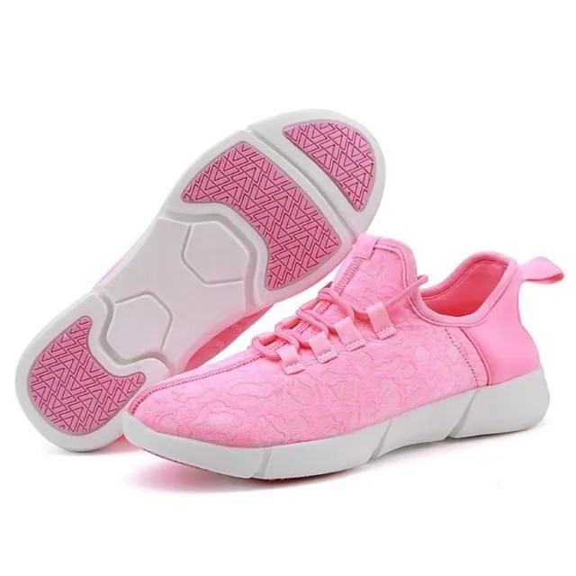 Luminous Light Up Shoes - LED Glowing Light Up Sneakers For Kids & Adults