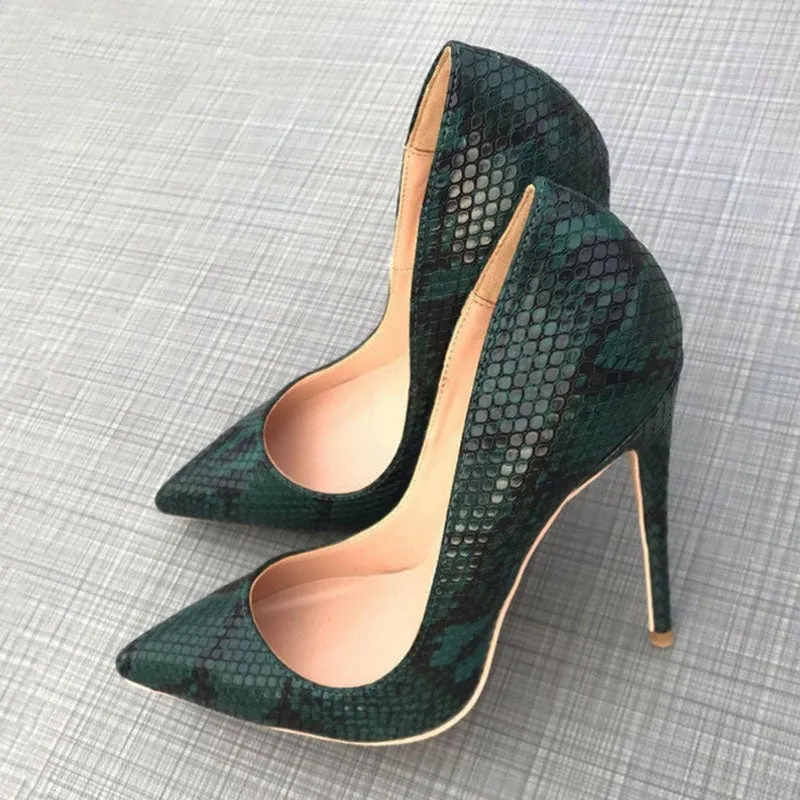 Luxe Serpent Party Stiletto Pumps