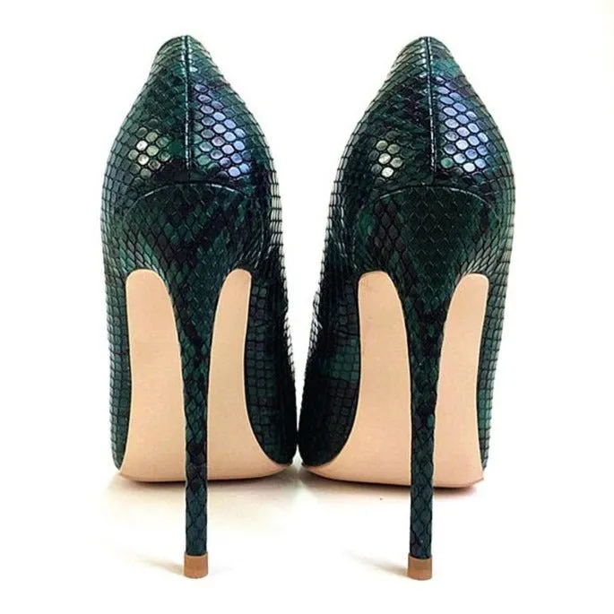 Luxe Serpent Party Stiletto Pumps