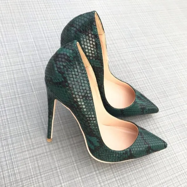 Luxe Serpent Party Stiletto Pumps