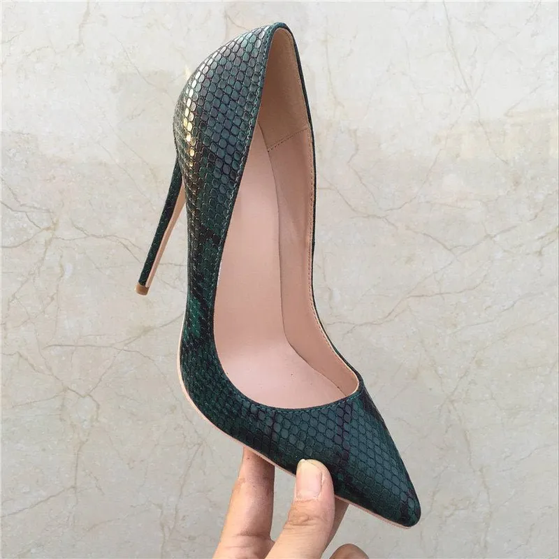 Luxe Serpent Party Stiletto Pumps