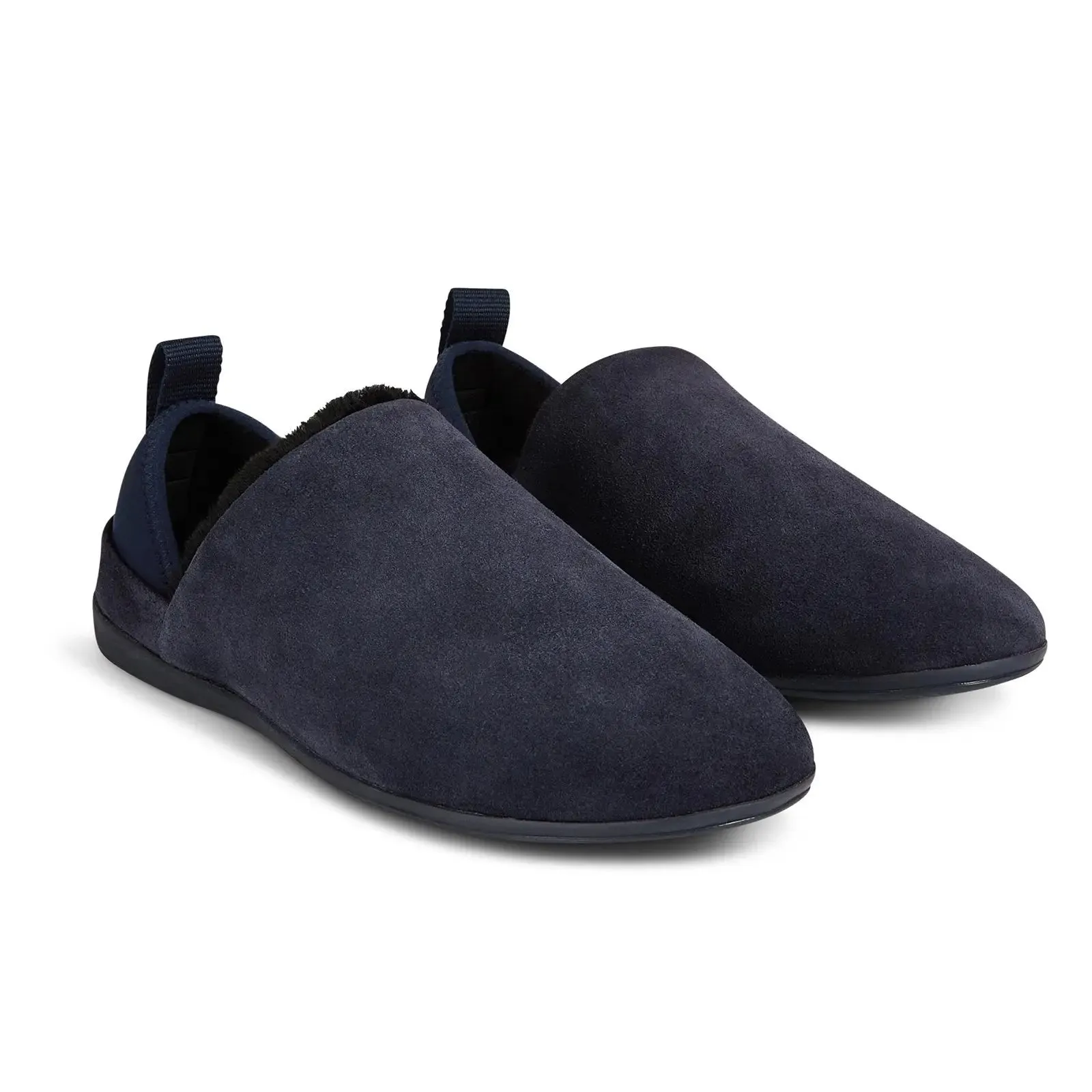 mahabis verbier in navy suede