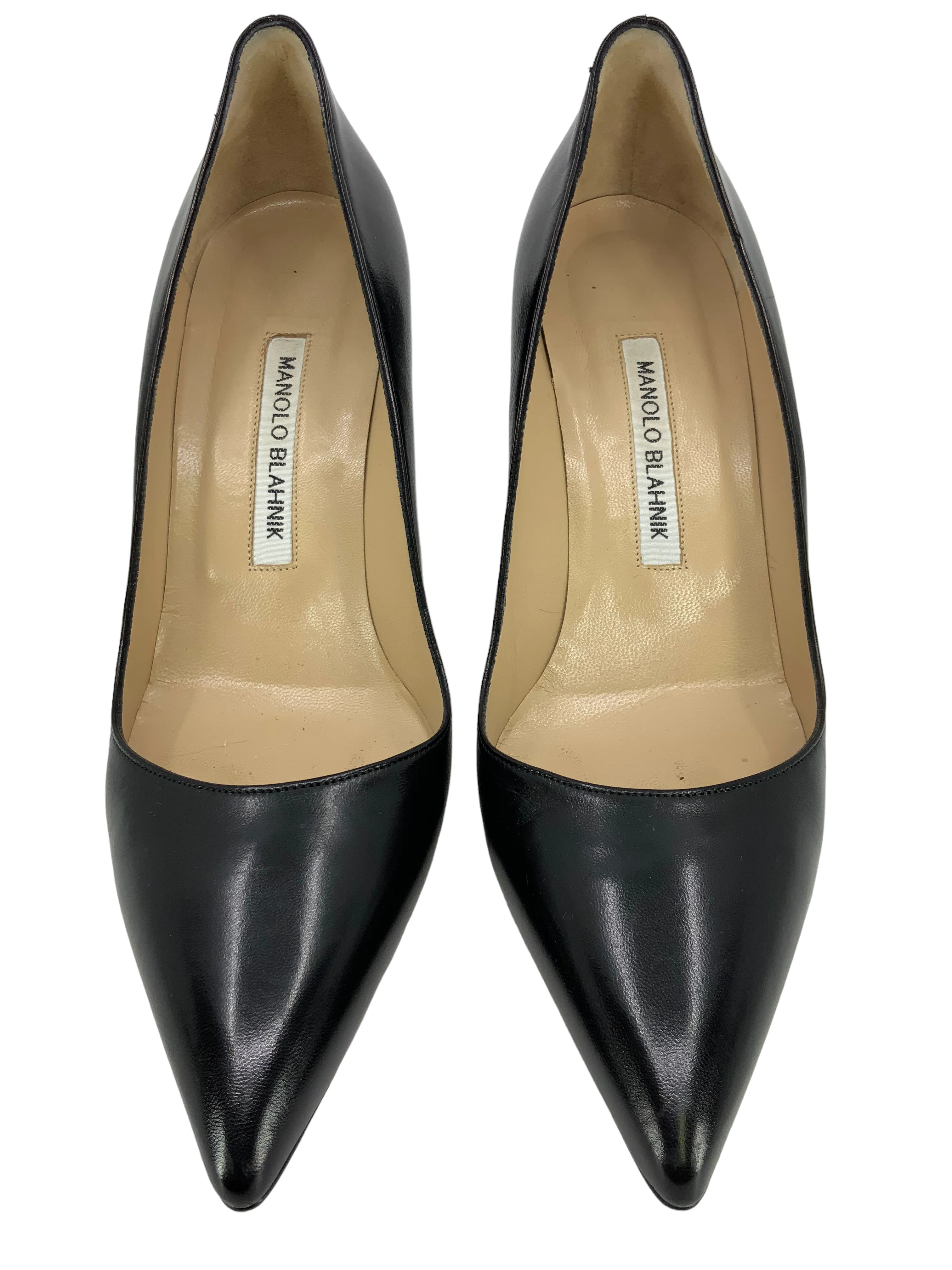 Manolo Blahnik BB Leather Pumps Size 8.5