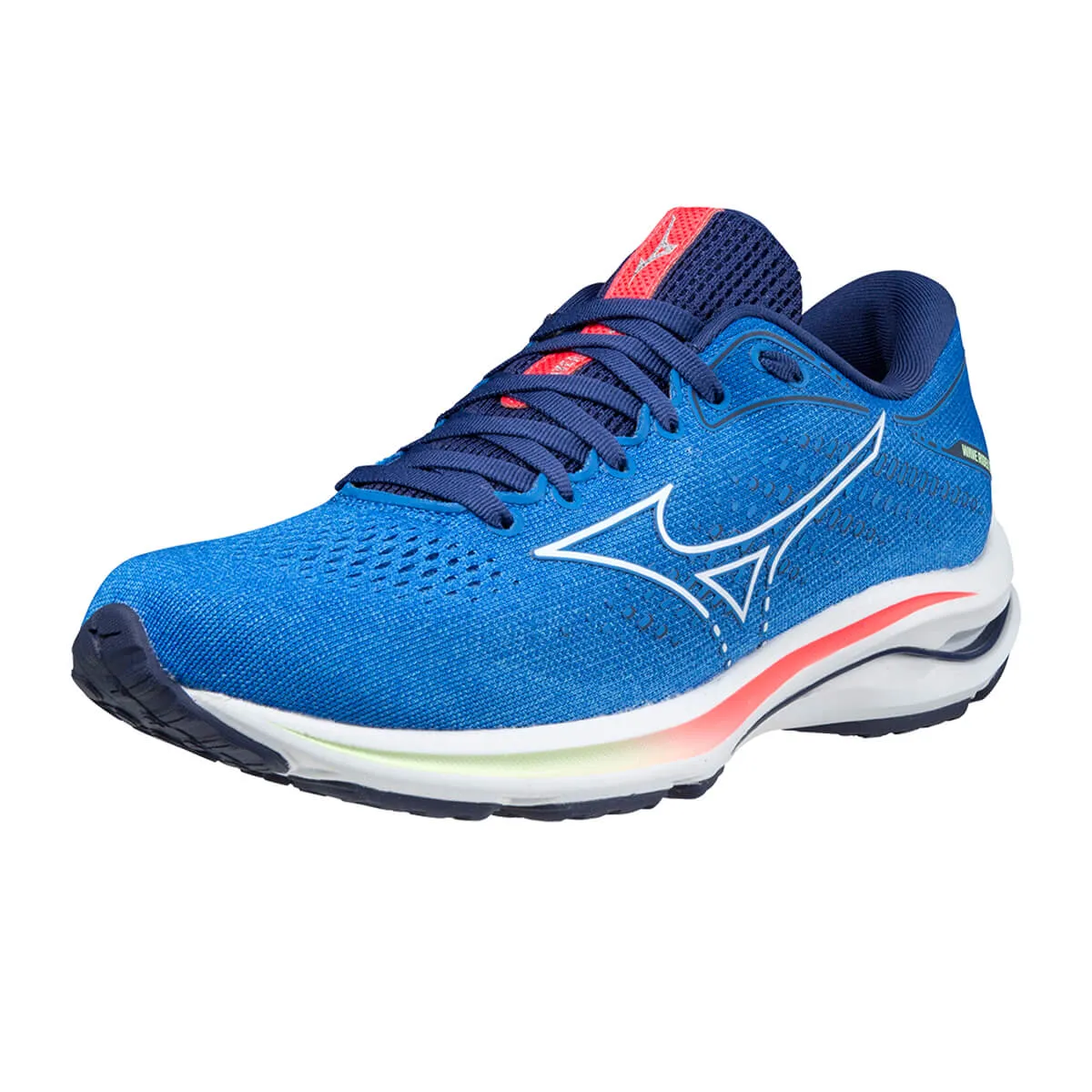 Mizuno Wave Rider 25 Womens | Fblue/indigowht/divapink