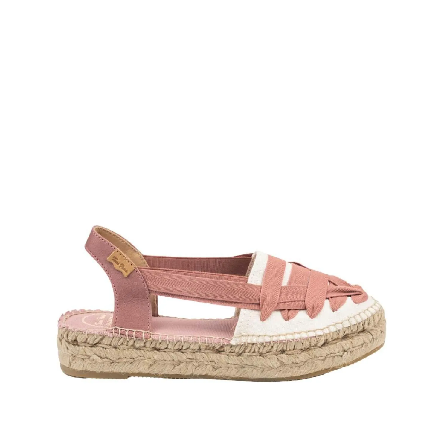 Multicolor Cotton Blend Wedge Espadrille for Women - Rio-CU