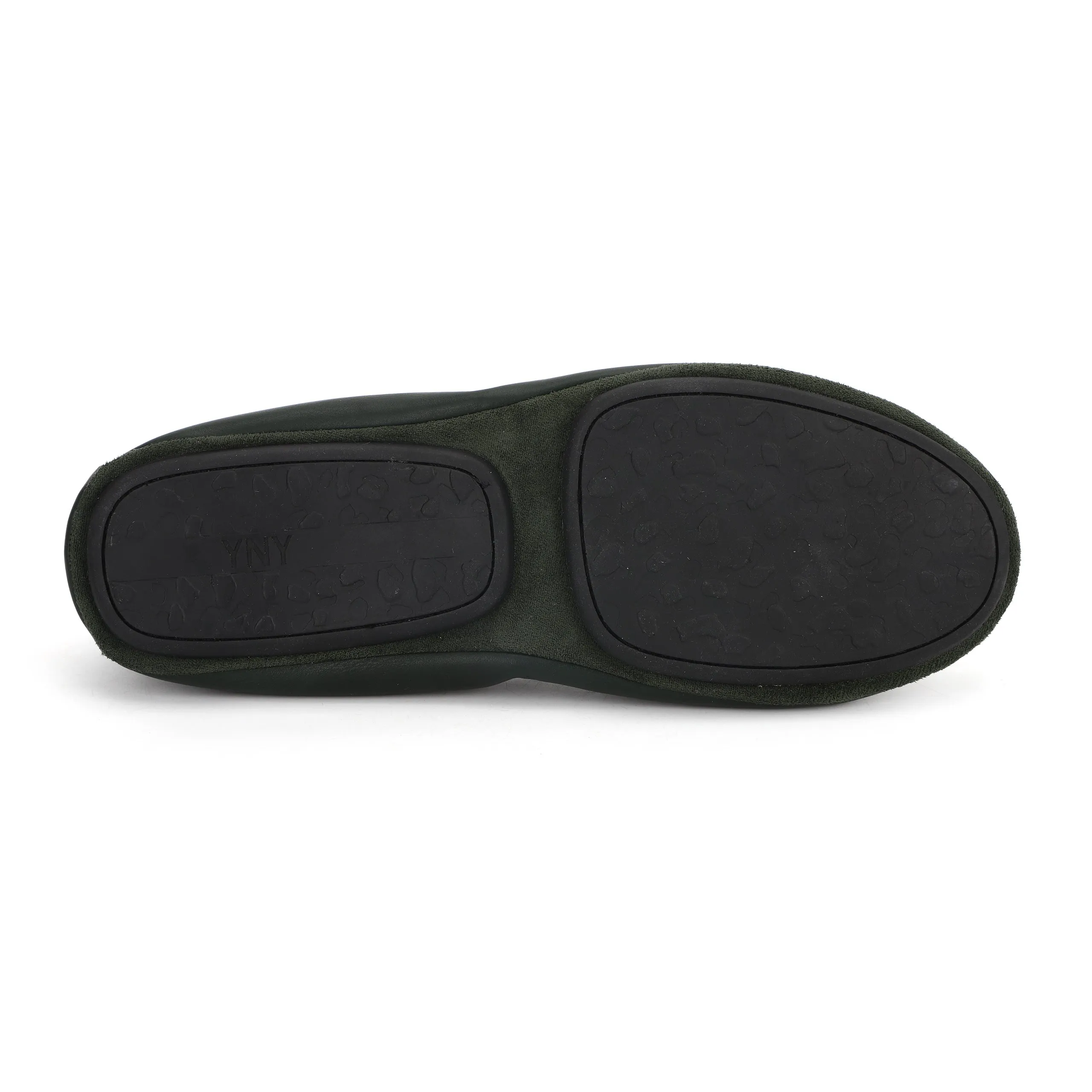 Nina Foldable Ballet Flat in Hunter Green Vegan