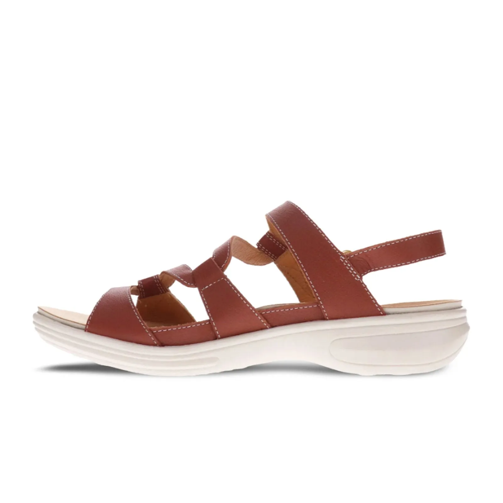 Revere Emerald Backstrap Sandal (Women) - Cognac