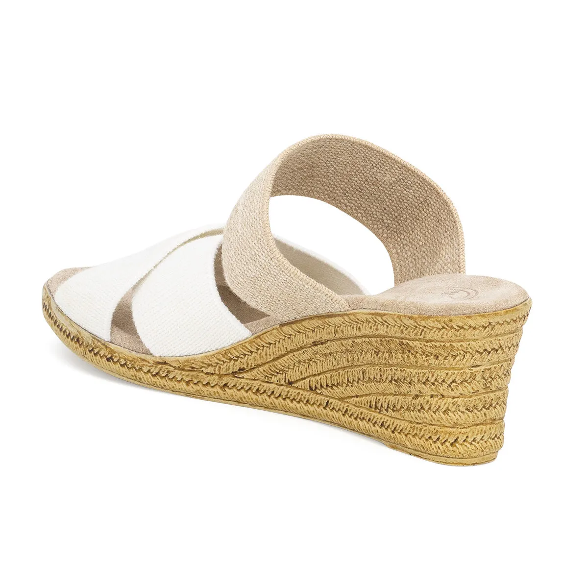 Rita - Two Tone Wedge Sandals