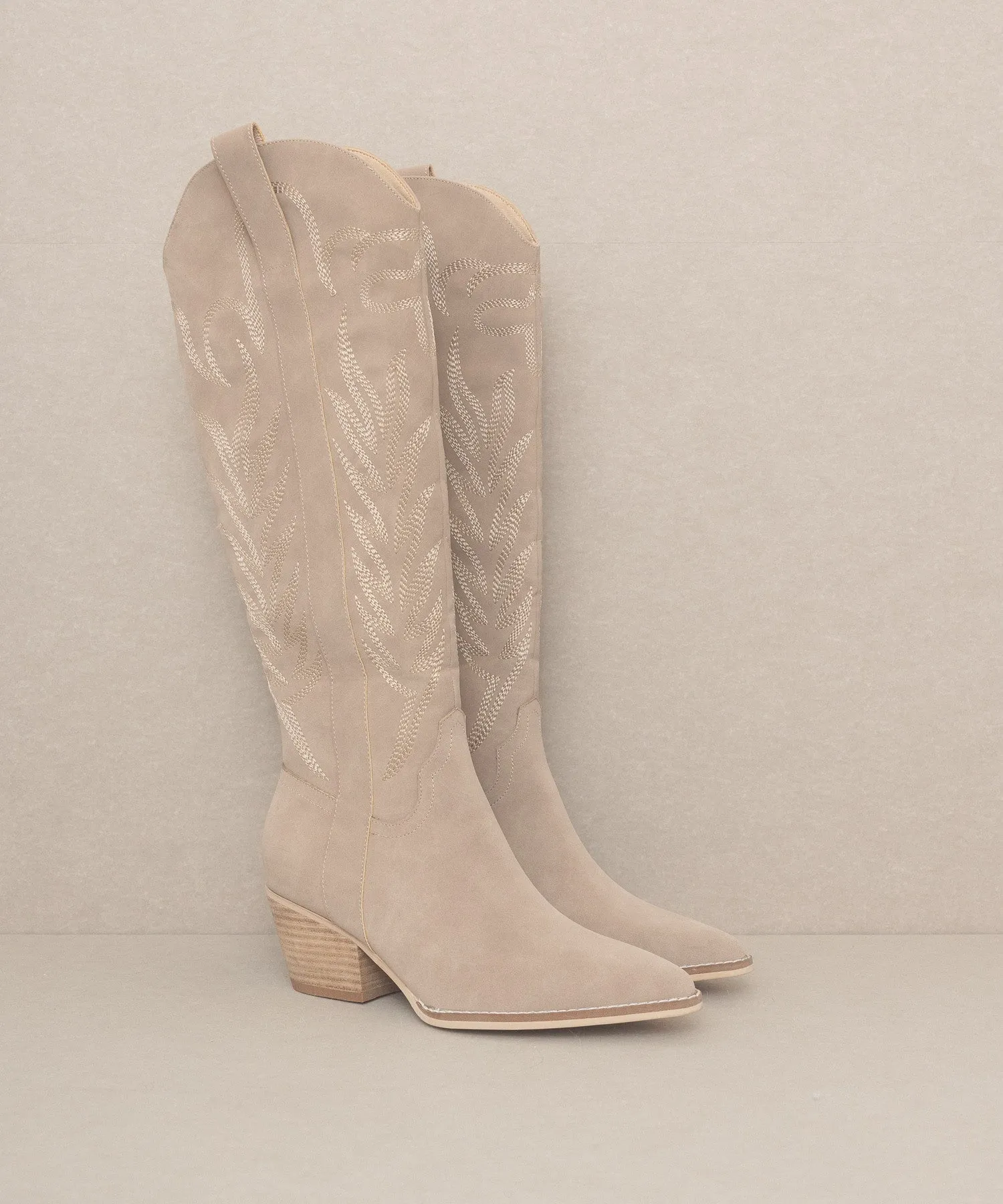 Samara - Embroidered Tall Boot