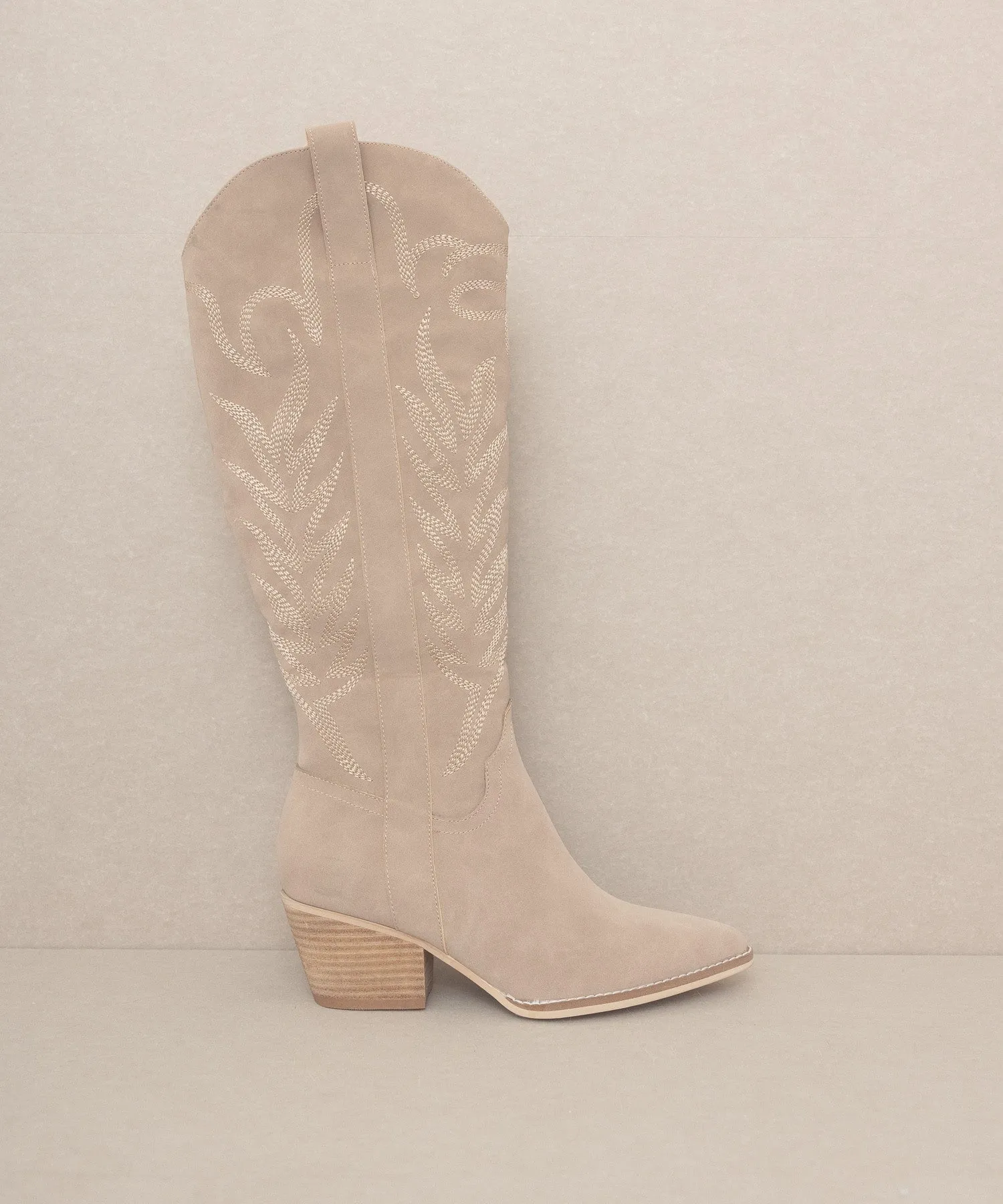 Samara - Embroidered Tall Boot