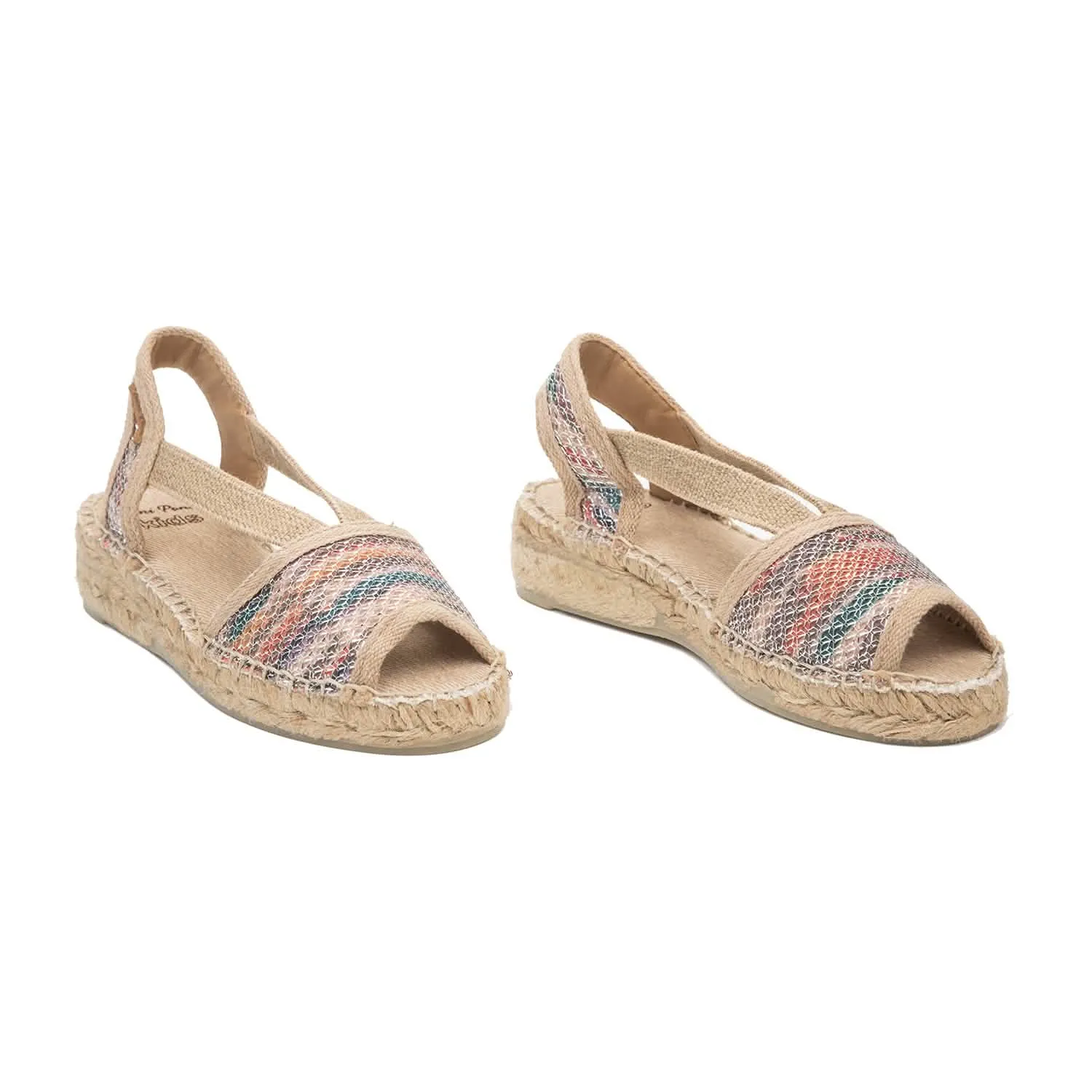 Shimmery Wedge Espadrille for Kids - Eli-S