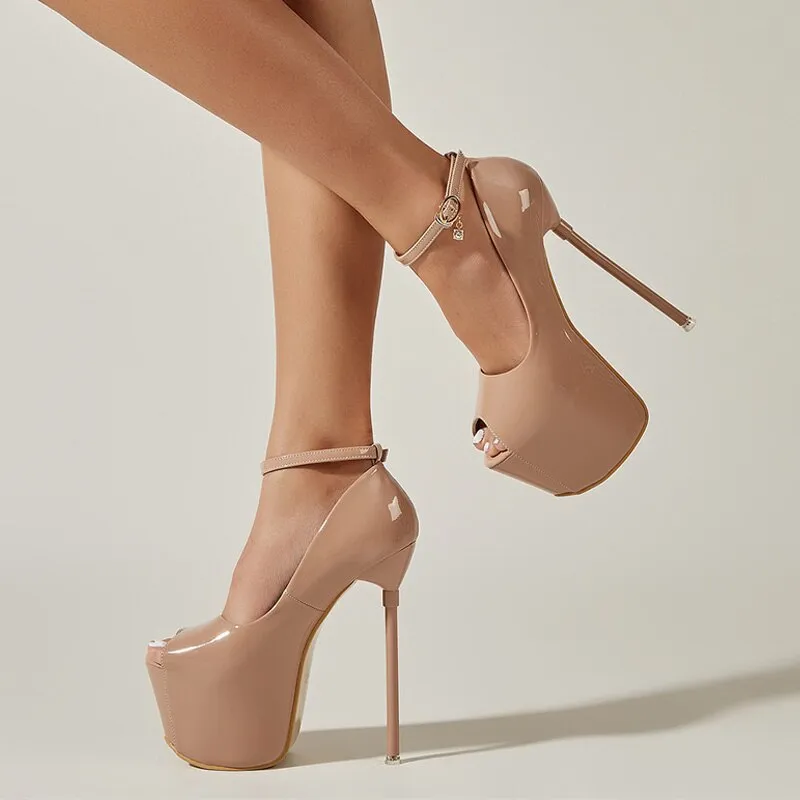 Sleek Runway High Heel Platform Shoes